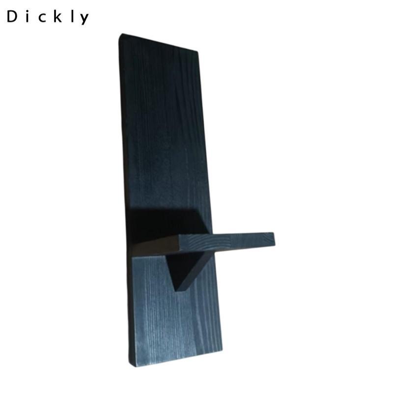 Dickly Wall Sconce Candle Holder Gỗ Wall Candle Sconce cho Pathway Porch Office