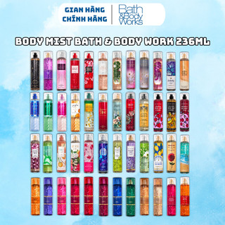 Body Mist Bath And Body Works Nam Nữ Chính Hãng Xịt Thơm Khử Mùi Toàn Thân Hương Nước Hoa 236ml M01 