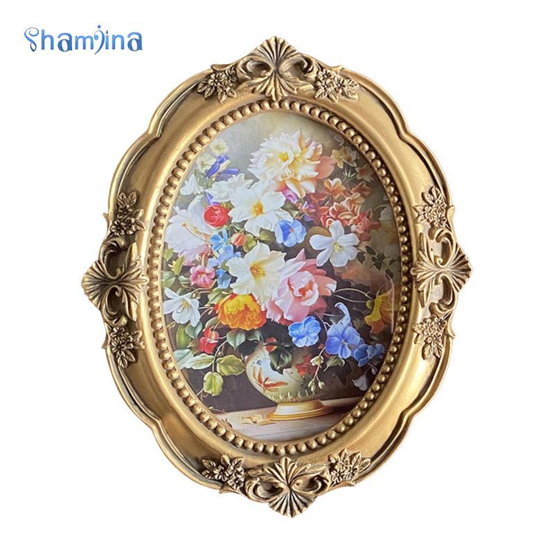 Khung ảnh hình bầu dục 7 inch 7,59,4 inch để ghép ảnh Trang trí đa năng