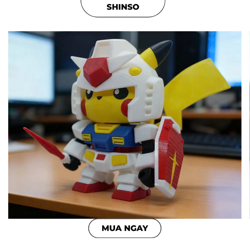 Mô hình pikachu Gundam Original Pikachu