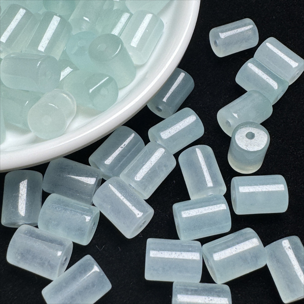((20 Chiếc) Cao Đá Azure Frozen Màu 8 * 11 Ngọc Thùng Hạt Tự Làm Vòng Tay Phụ Kiện