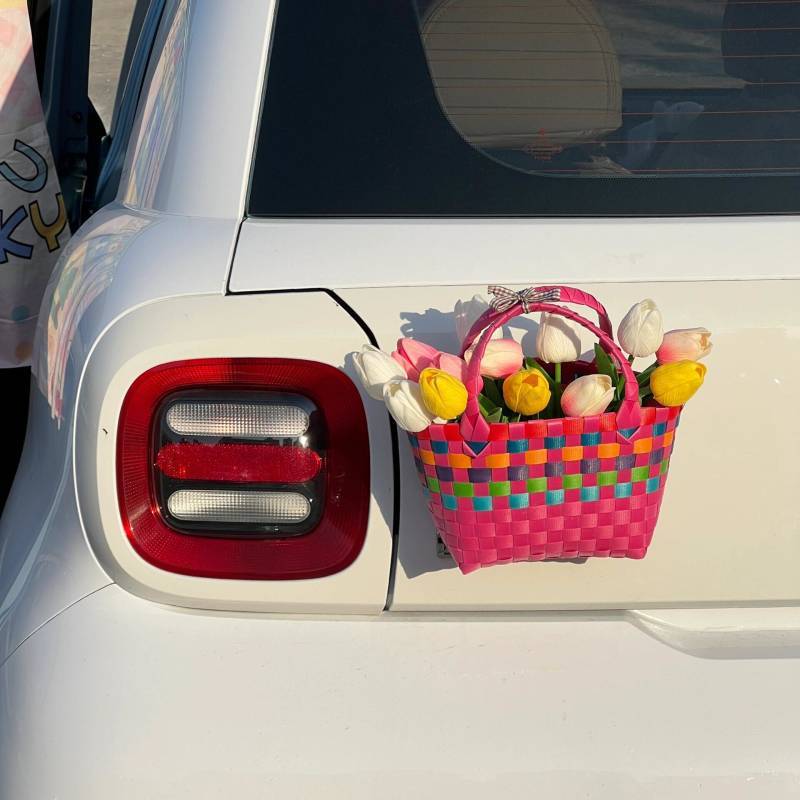 Internet Hot New Car Bouquet Car Decoration Decoration Roof Tail Exterior New Pendant Car Rear Decor