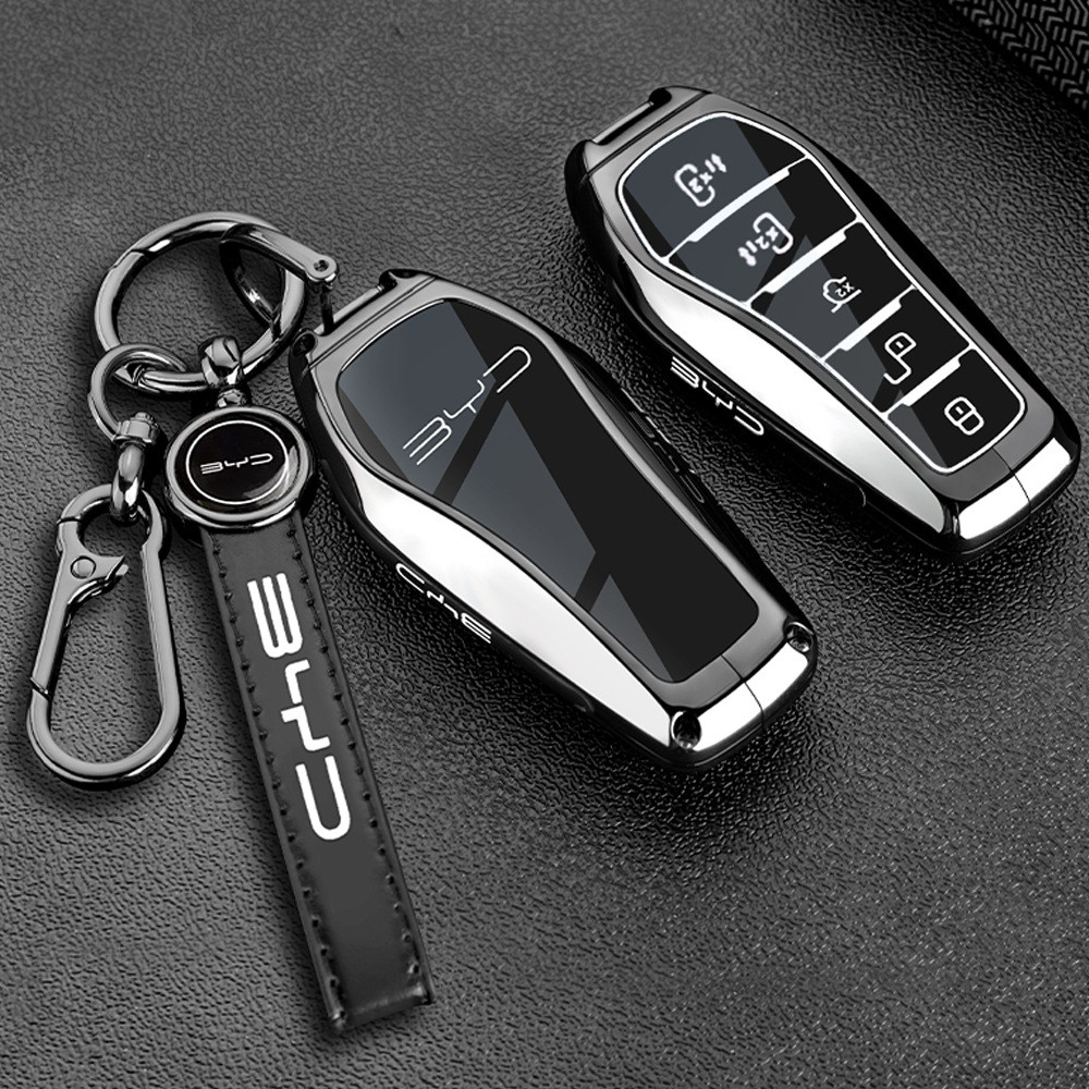 Thích hợp cho 2025 BYD M9 Chìa Khóa DMi Loại Tuyệt Vời Ngoài Loại Xe Khóa Kim Loại Hộp Đựng Thẻ Sửa 