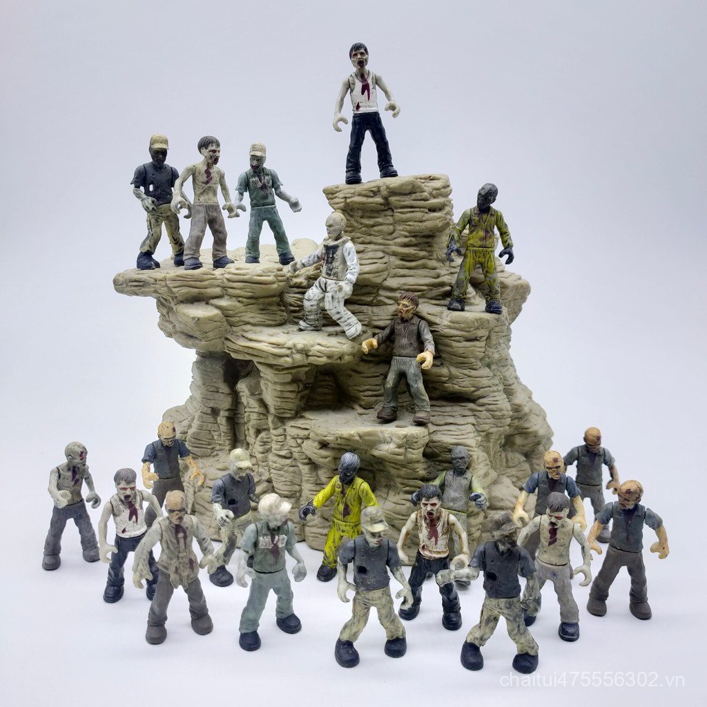Số lượng lớn Mega Bloks Mega Bloks Gọi Resident Evil Di chuyển Zombie Zombie Mô hình Đồ chơi Đồ tran