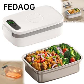 Máy hâm nóng thực phẩm FEDAOG, có hẹn giờ & 4 cài đặt nhiệt độ Hộp cơm trưa làm nóng bằng điện 1000ML, Cài đặt thời gian làm nóng Hộp đựng thực phẩm không dây di động