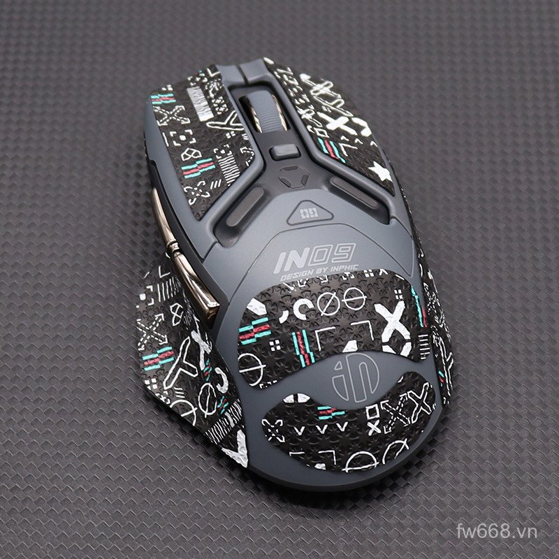 Miếng Dán Chống Trơn Trượt Phổ Biến Infec IN9 IN9PRO IN10 Chuột Chơi Game Chống Mồ Hôi Miếng Dán Bên