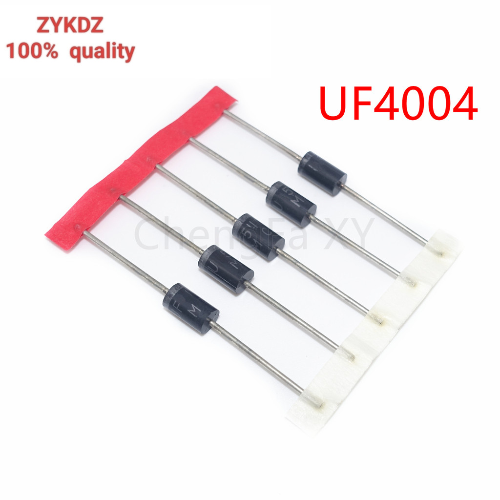100 CÁI Diode chỉnh lưu UF4004 DO-41 mới và chính hãng