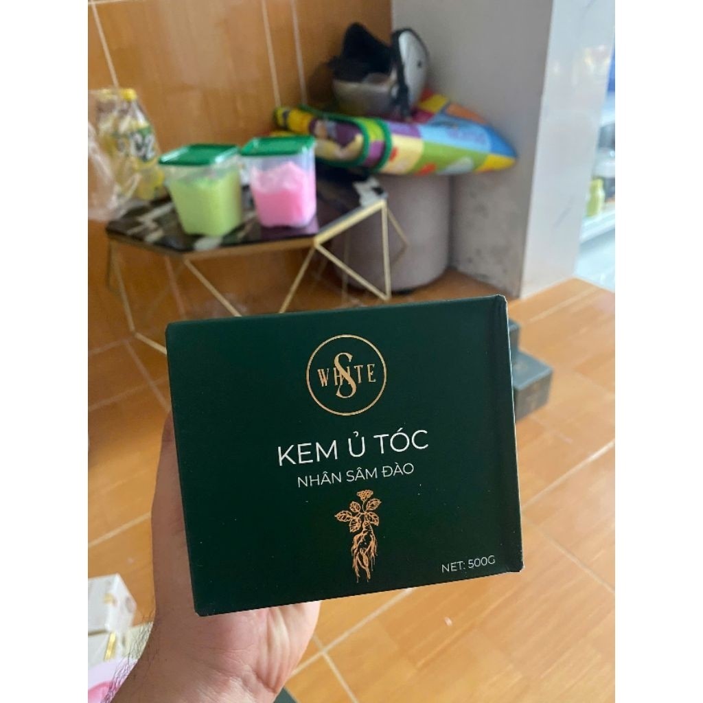 [Hàng   Chính Hãng] Kem Ủ Tóc Sâm Swhite
