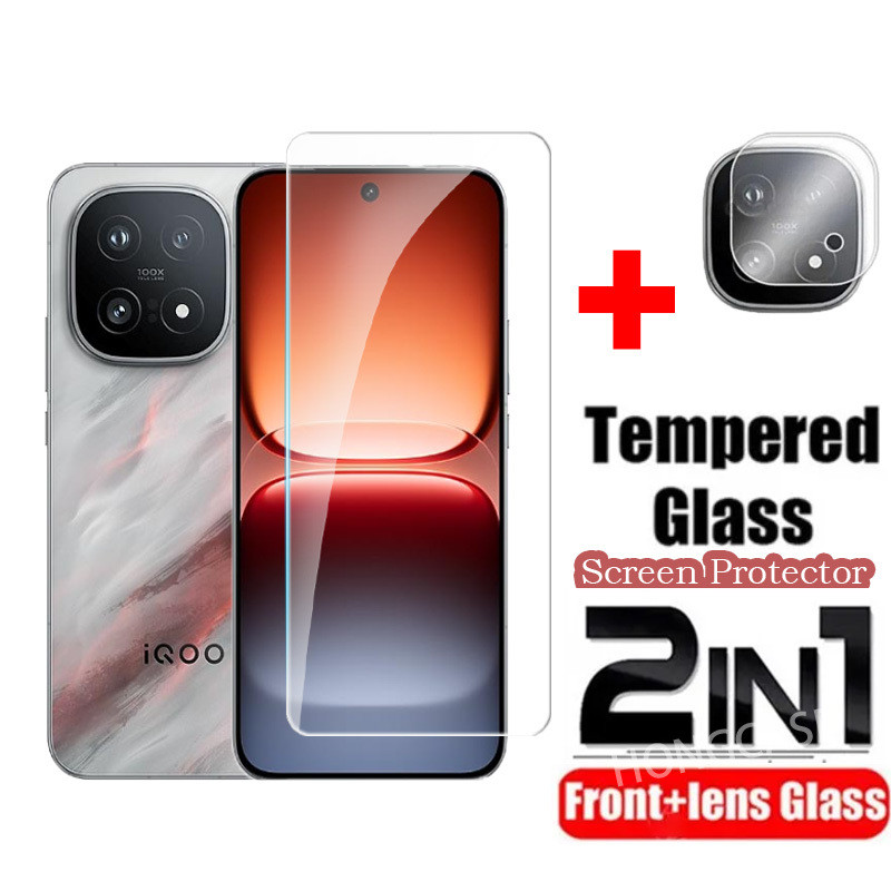 Bảo Vệ Màn Hình Cho Vivo iQOO 15 iQOO15 5G 2025 Full Cover Kính Cường Lực Mặt Trước Mặt Sau Bảo Vệ Ố