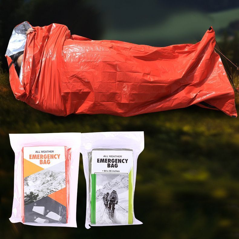 户外应急睡袋露营轻便睡袋 保温防水睡袋防辐睡袋 防潮旅行睡袋Outdoor emergency sleeping bag camping light sleeping bag insulatio Sh