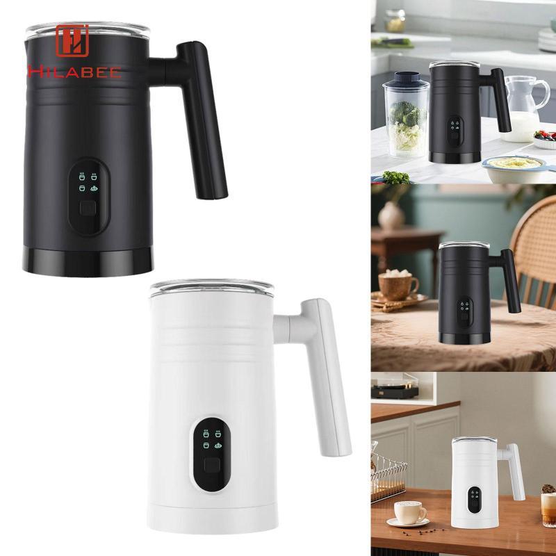 Máy tạo bọt sữa điện Làm nóng sữa sô cô la Macchiato Điều chỉnh nhiệt độ Làm nóng lạnh Dễ dàng làm sạch Máy hâm sữa 400W