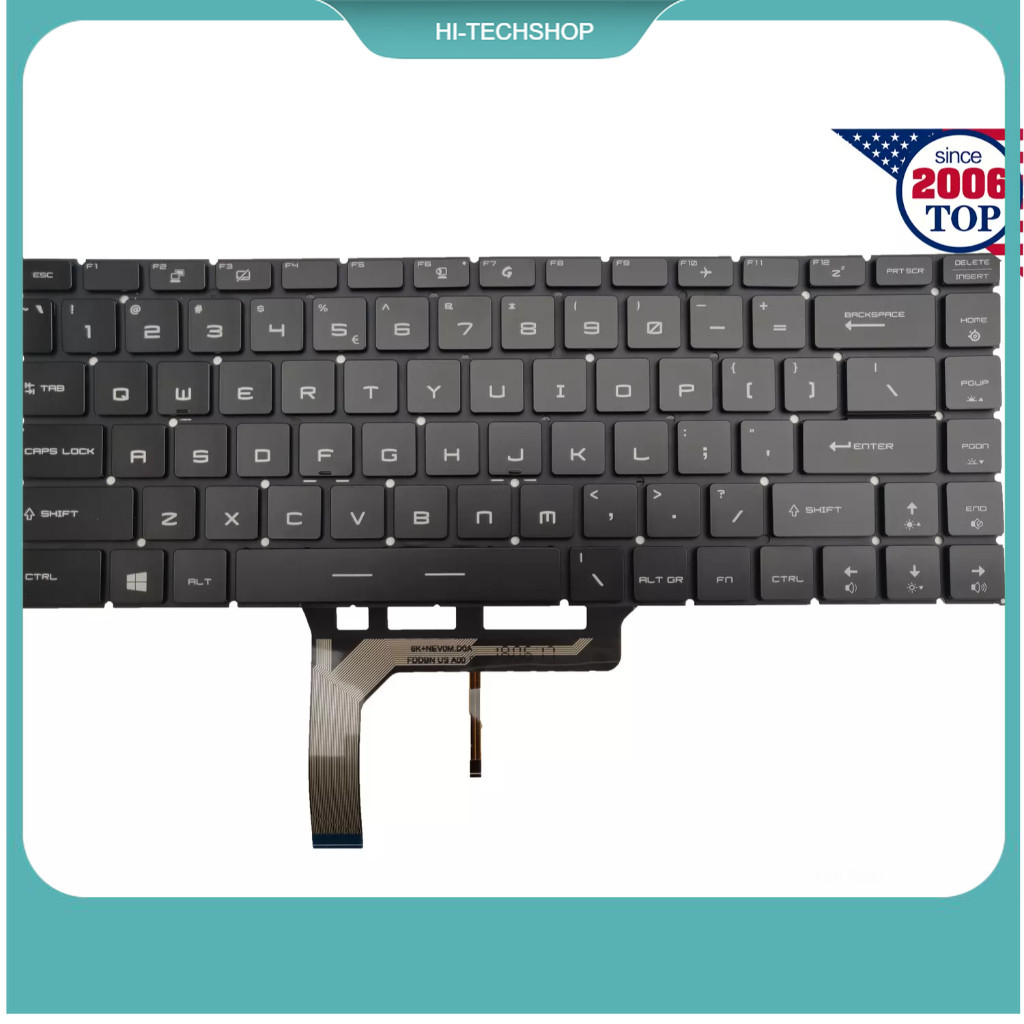 ⭐⭐[Mới] Bàn phím MSI GF63 GF63 8RC GF63 8RD Keyboard US-Có led