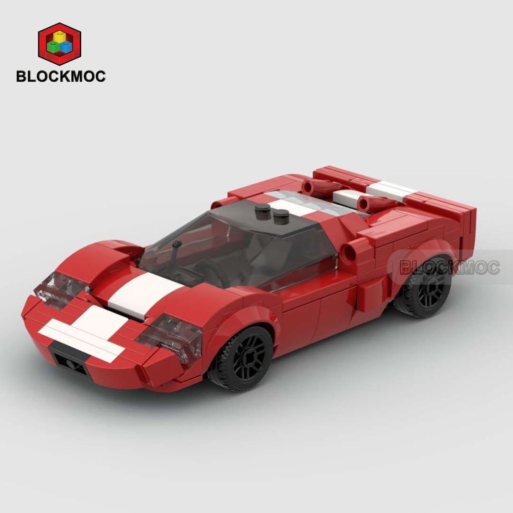Khối xây dựng MOC Tương thích Lego Ford GT40 Mk1 Bộ khối xây dựng đua đồ chơi Mô hình xe hơi20251113