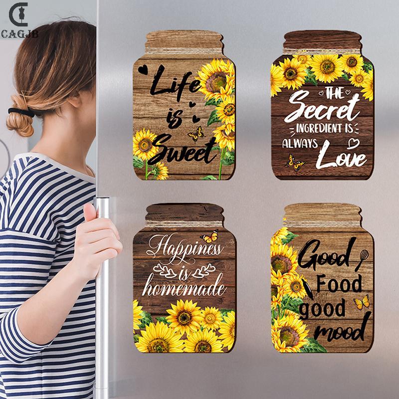 [CAGJB] Dán Tường Hướng Dương Nhà Hàng Nền Nhà Bếp Tường Trang Trí Nhà Cửa Dán Tường Tự Dính YOMG