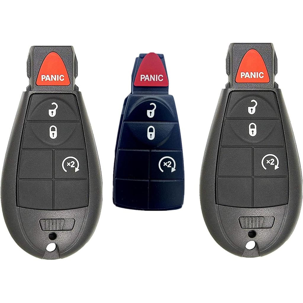 KAWIHEN Keyless Entry Remote Key Fob (Shell) Thay thế cho 2013 2014 2015 2016 20172018 Dodge Ram Tru