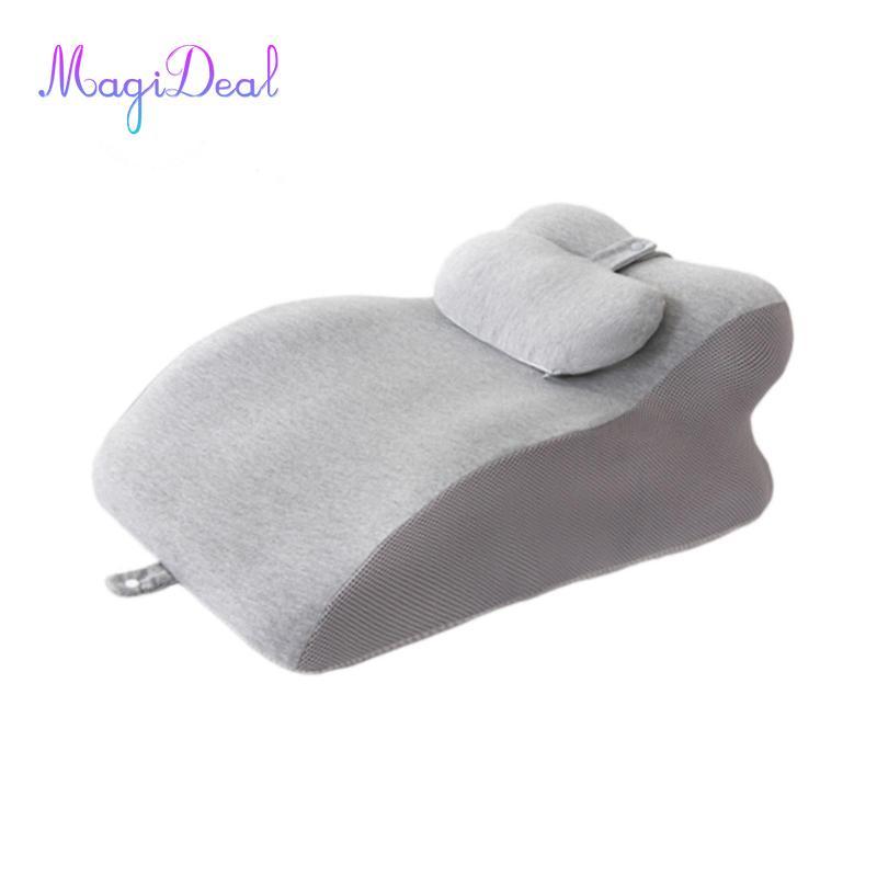 MagiDeal Mặt Xuống Gối Memory Foam Bed Gối Tam Giác Cho Phòng Khách Đọc Sách