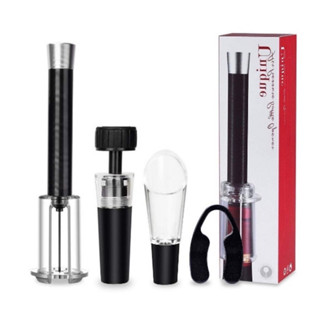 Vận chuyển trong 12h 4 Bộ Dụng Cụ Mở Rượu, Dụng Cụ Mở Chai Máy Bơm Không Khí Hộp Quà Tặng Bao Gồm Bộ Dụng Cụ Mở Rượu Nút Hút Chân Không Và Dụng Cụ Đổ