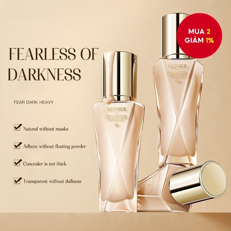 Kem nền che khuyết điểm nhẹ METSUR – Kiểm soát dầu, lâu trôi, chống thấm nước, chống mồ hôi, hoàn th