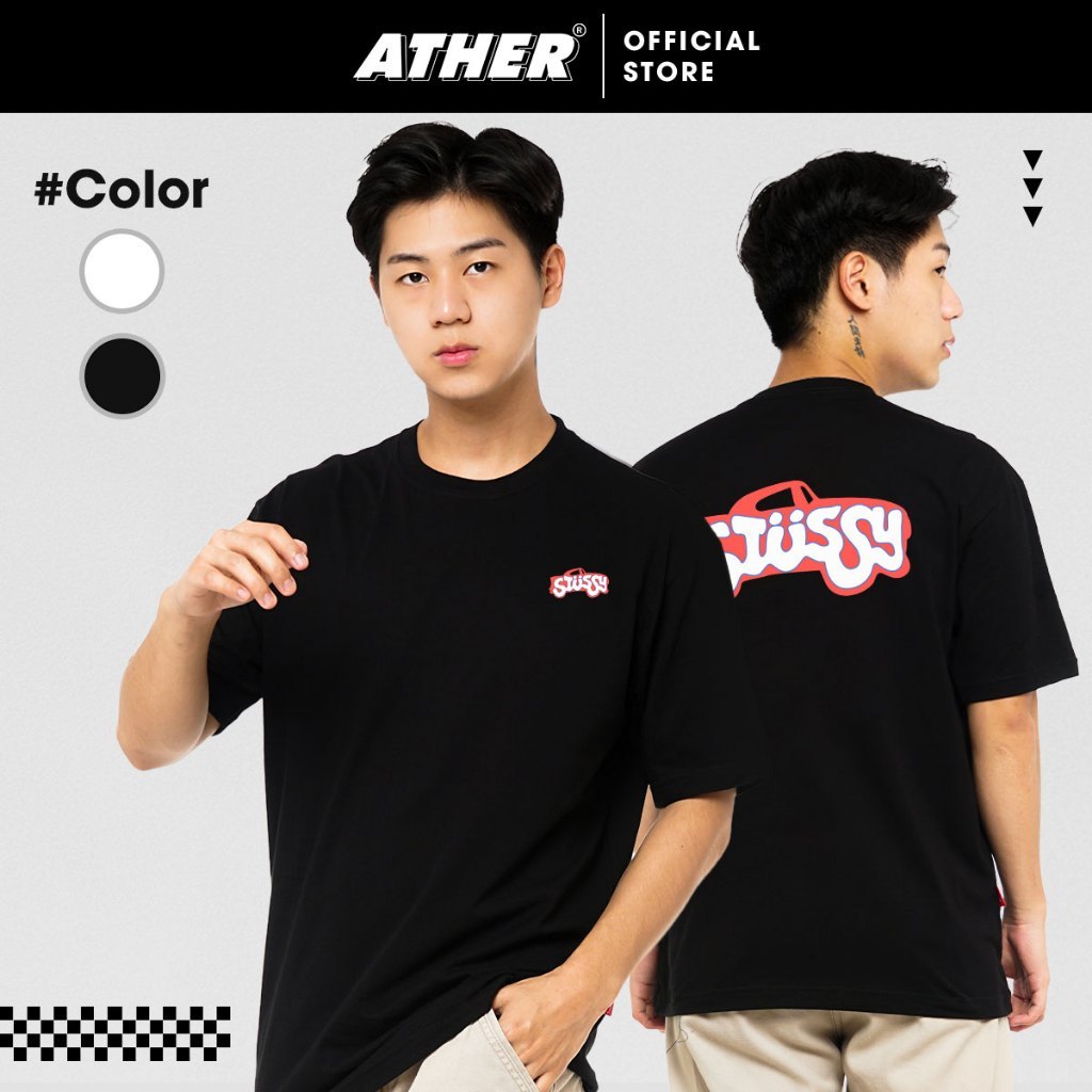 Áo Thun STS Bản Mới, Hình In Sắc Nét, Tay Lỡ Unisex Hot Trend, Áo Phông Nam Nữ ATHER