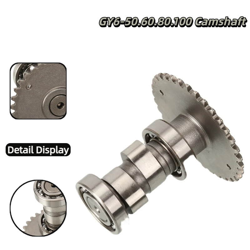 High-Quality GY6 Camshaft Assembly for 139QMB GY6 50/80 Scooter Engines - Direct Fit for GY6 50cc 80