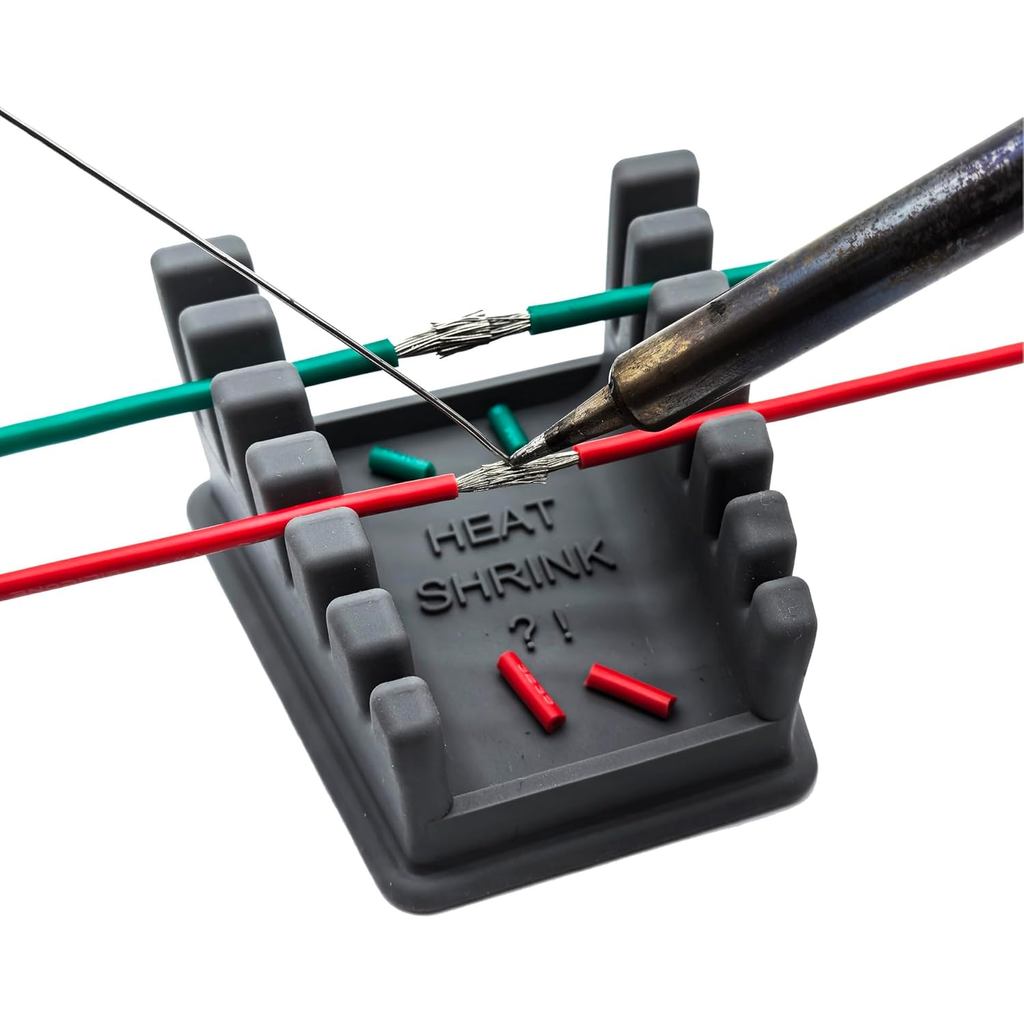 Đế hàn silicon nâng cấp, Trạm hàn tay giúp đỡ, Giá đỡ dây hàn 6 khe - Đế sắt hàn tay thứ ba cho dây 