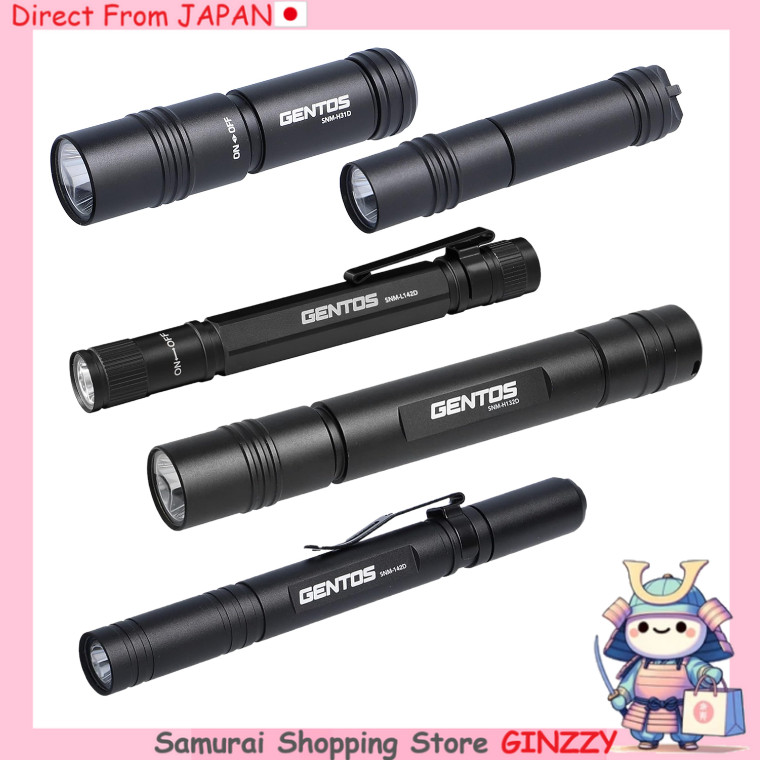 Đèn pin LED GENTOS Sử dụng pin 80-200 Lumens Đồ dùng ngoài trời Nhật Bản