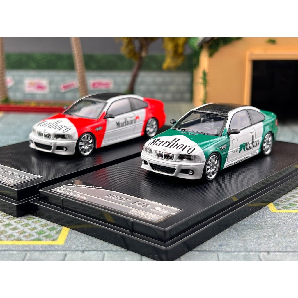 Hàng sẵn có SW 1: 64 BMW BMW M3 CSL E46 Mẫu xe hợp kim Vũ khí đường phố