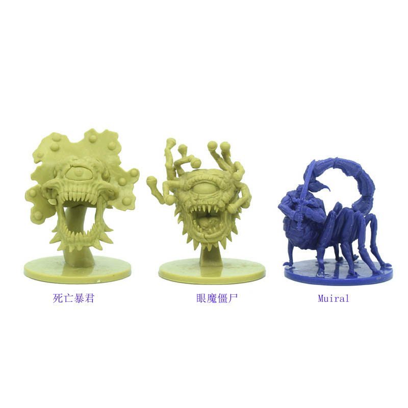 Dungeons and Dragons DND Board Game Running Team Model Eye Demon Zombie Muiral Death Tyrant