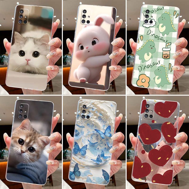 Ốp Jelly Cho Samsung Galaxy A51 4G SM-A515F / A51 5G SM-A516B Ốp Lưng TPU Mềm Silicon Trong Suốt Ốp 