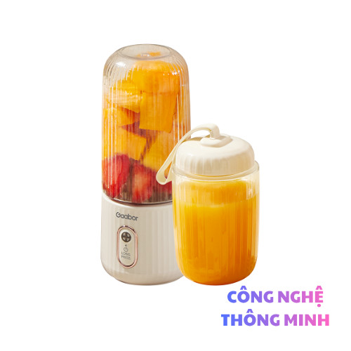Máy xay sinh tố cầm tay không dây Gaabor FP03T-WH01A – Pin sạc | Gọn nhẹ | Xay mịn 40s