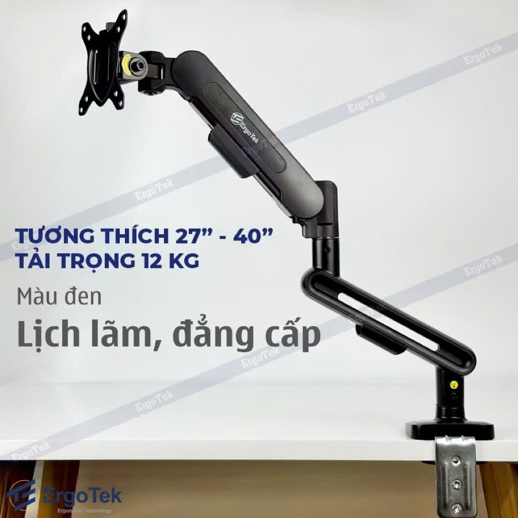Giá Treo Màn Hình Máy Tính ErgoTek EZ100 - Giá Treo Màn hình 27 - 40 Inch ( Tải Trọng 12 kg )
