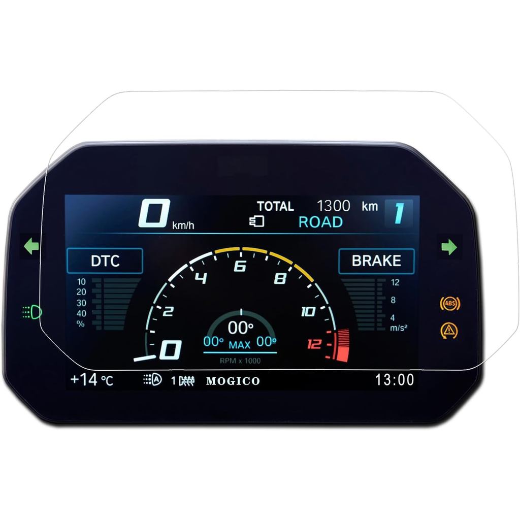Kính cường lực siêu trong suốt Bảng điều khiển xe máy Bảo vệ màn hình cho BMW R1200GS 2017 + / R1250