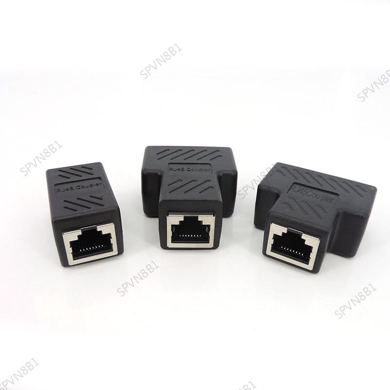 Đầu nối RJ45 sang 2 chiều RJ45 Bộ mở rộng mạng Ethernet Bộ chuyển đổi Kabel Giao diện Gigabit Mạng N