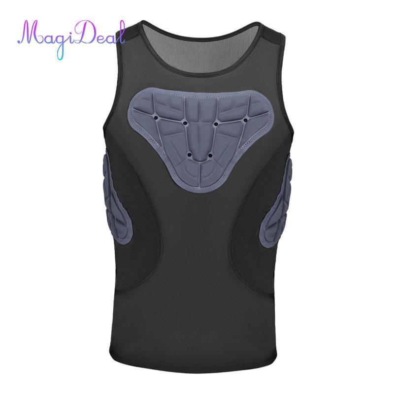 Áo Vest Đệm MagiDeal cho nam, đa năng Compression Shirt, phù hợp tập luyện thể thao và chơi bóng.