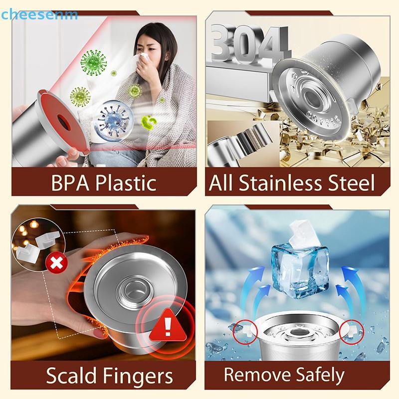 Cheenm Có Thể Tái Sử Dụng K Cup Cà Phê Pods Cho Keurig 1.0: Cốc K Đổ Lại Bằng Thép Không Gỉ, Bộ Lọc 
