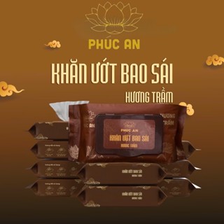 Thùng 10 Gói Khăn Ướt Lau Ban Thờ 80 Tờ 1 Gói, Khăn Ướt Bao Sái Ban Thờ Mùi thơm Hương Vị Trầm Cao Cấp