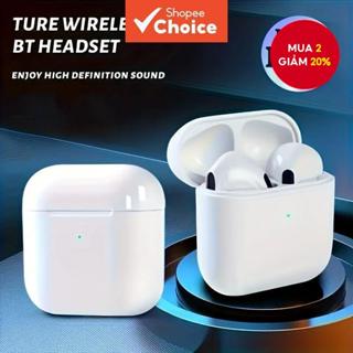 Tai nghe Pro 4 Tai nghe Bluetooth không dây TWS HiFi-Steeo ENC Cuộc gọi HD ổn định chống nước cho tất cả các điện thoại thông minh Pro4-Earbuds Thể thao-Gaming-Headsets