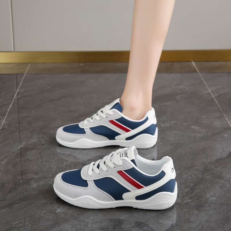 Women's Lace-Up Shoes Fashion Korean Style Spring Student Casual Shoes Flat Shoes B95 Women's Shoes