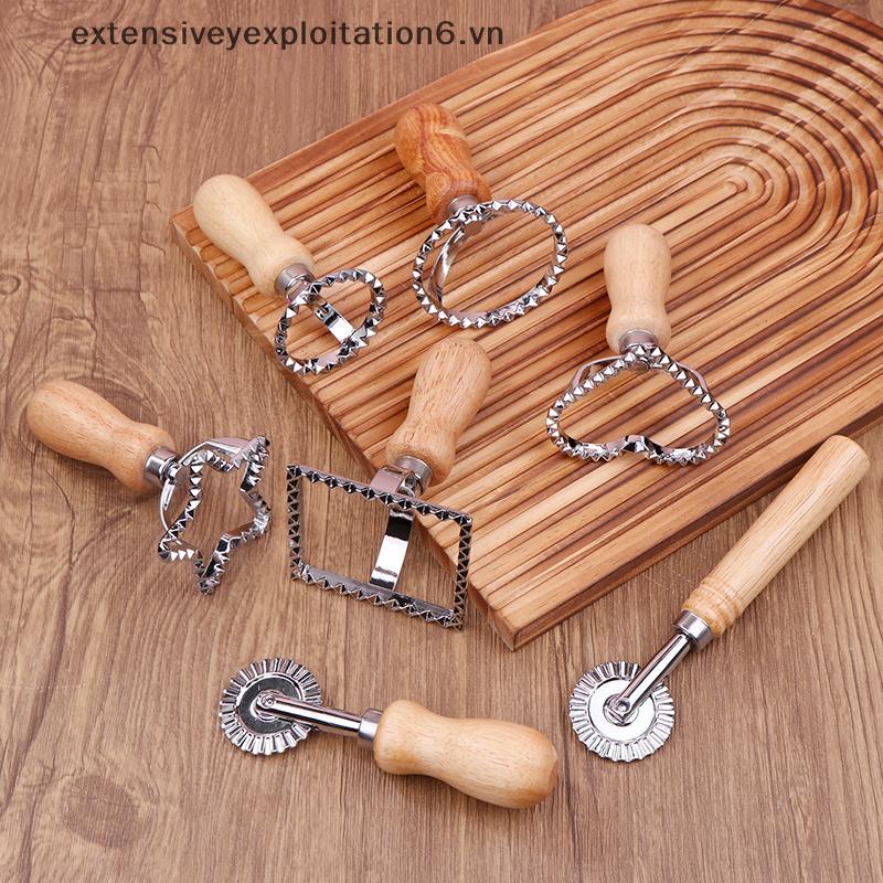 # expen # Ravioli Cutter Pastry Press Mold Bánh bao Thiết bị dập nổi ren Ravioli Maker Mold Ravioli 