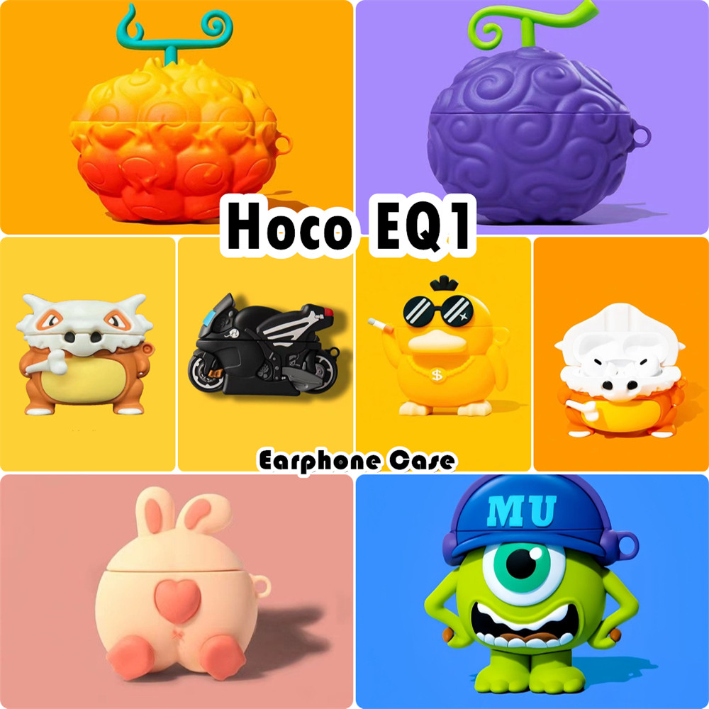 [Còn hàng] Dành cho Ốp lưng Hoco EQ1 Vỏ tai nghe silicon mềm Tạo kiểu hoạt hình mát mẻ NO.1