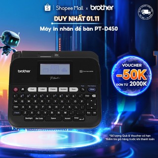Máy in nhãn để bàn brother pt-d450