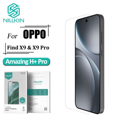 Phim Kính Cường Lực Nillkin Cho OPPO Find X9 Ultra / X9 Pro / X9 Bảo Vệ Màn Hình H + Pro Chống Nổ Chống Vân Tay 9H Kính Siêu Mỏng
