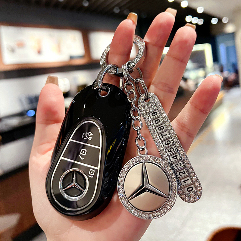 Thích hợp cho Mercedes-Benz c260l Chìa Khóa c200l Mới 25 glc300l Xe e300l Vỏ e260 Khóa 2025 Nam Nữ