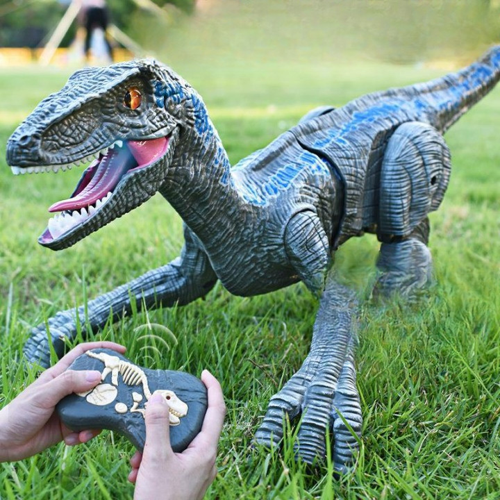Đồ Chơi Khủng Long Chuyển Động Có Đèn Nhạc – Dài 47cm, Điều Khiển Từ Xa Siêu Vui