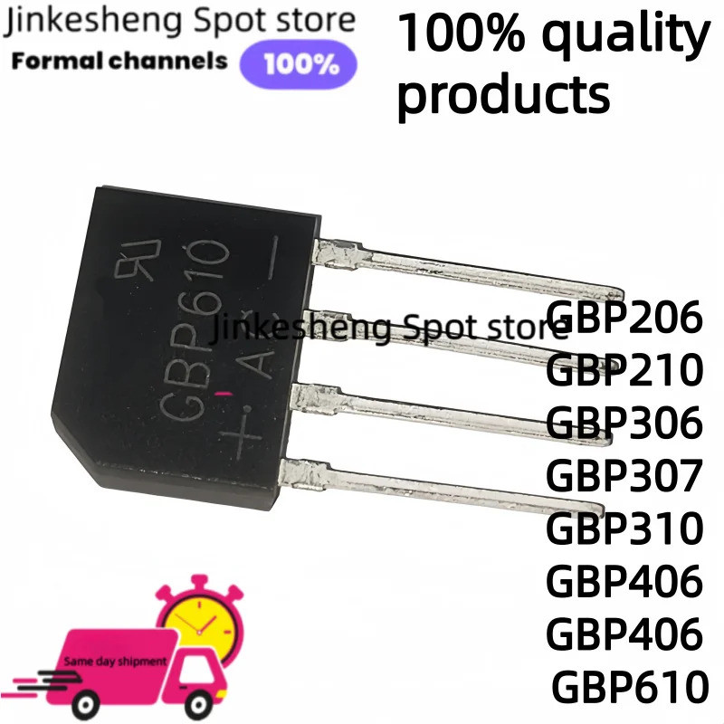 5 CÁI GBP206 GBP210 GBP306 GBP307 GBP310 GBP406 GBP406 GBP610 chỉnh lưu cầu