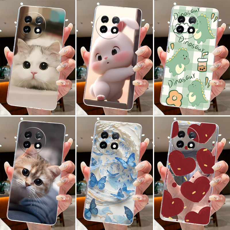 Vỏ Thạch Cho OnePlus 11 11R ACE 2 Ốp Lưng TPU Mềm Silicon Trong Suốt OnePlus11 OnePlus11R ACE2 Ốp Đi