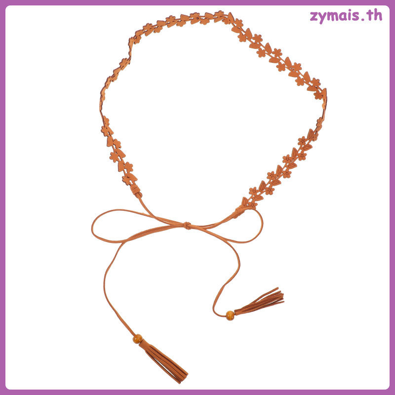 Thắt lưng Boho: Thắt lưng tua rua Boho trang trí dành cho nữ - Dây thắt lưng hoa cổ điển - Cà vạt Ma