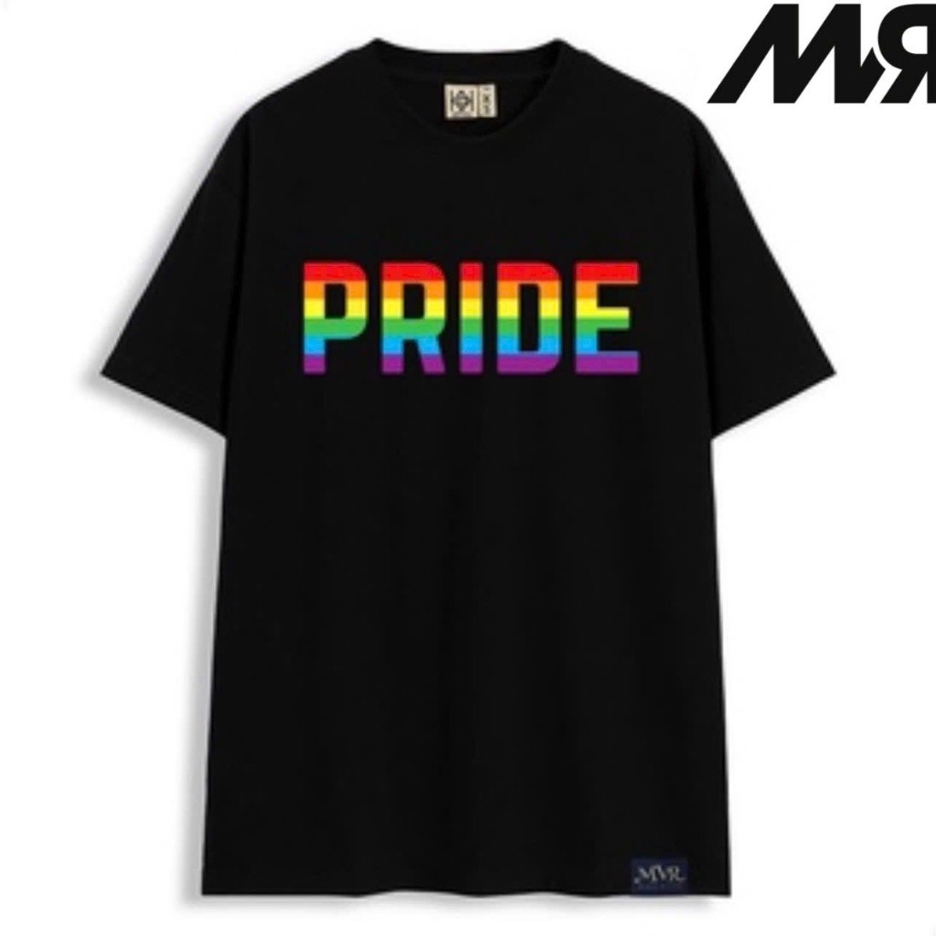 ÁO THUN MVR UNISEX - PRIDE LGBT - ĐEN/ TRẮNG