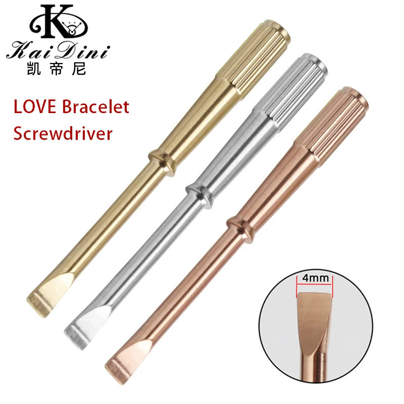 Ban Đầu Áp Dụng Cho Cartier LOVE Series Tua Vít Vòng Tay Phiên Bản Rộng 4 Mm Titan sSteel Dụng Cụ Ph