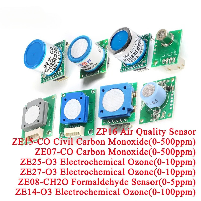 ZE07-CO Carbon Monoxide CO O3 Cảm biến ZE15-CO ZE25-O3 ZE07-CO ZE27-O3 ZE14-O3 ZC05 ZP16 Mô-đun phát